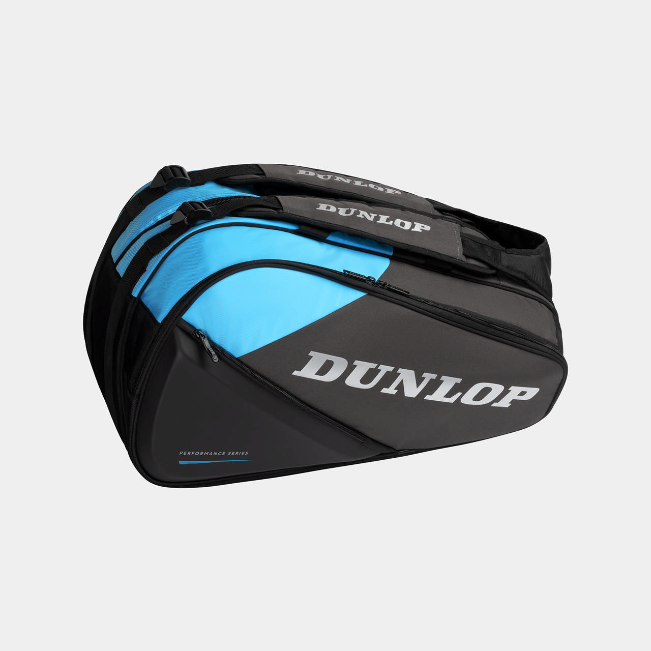 FX-PERFORMANCE RACKETBAG CYAN / GUN METAL